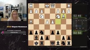 Игра со зрителями. Шахматы с Марией Фоминых [RU] lichess.org