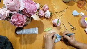 Чашелистики для розы. Лепим из холодного фарфора.