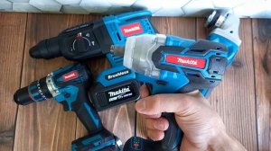 Аккумуляторный набор инструментов Makita 4 в 1 бесщеточный. Аналог MAKITA
