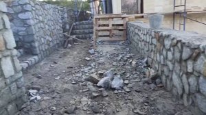 #Бутовая кладка# стена#забор#лестницы#калоны#Работа в Крыму# Мастер по бутовой кладке#