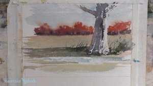 Basic Watercolor Painting Techniques - Drybrush and Lift