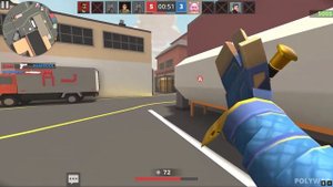 ИГРАЮ ТОЛЬКО С НОЖОМ В ПОЛИВАР ! играю только с ножом ПРОТИВ ВСЕХ в POLYWAR !