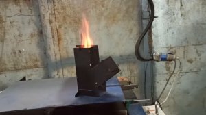 Походная печь ракета