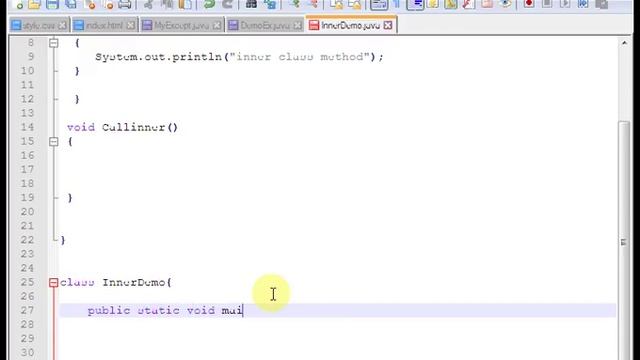 how to create java inner class | Create nested classes in java | java Nested Classes