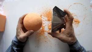 шары делать ВОРОНКОЙ для закругления пенопластовых заготовок, удобный инструмент для быстрого шара,