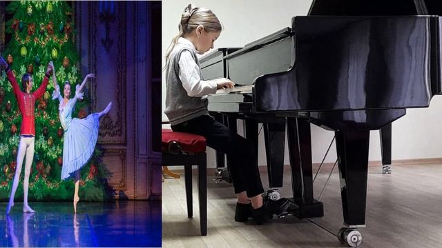 Флешмоб. Кухтина София. П. Чайковский. Мазурка. смотреть онлайн