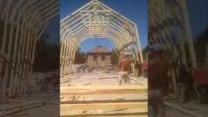 АНГАР ИЗ ДЕРЕВА СВОИМИ РУКАМИ НАМНОГО ДЕШЕВЛЕ