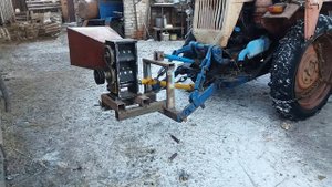 Измельчитель веток на трактор т 16 первый запуск