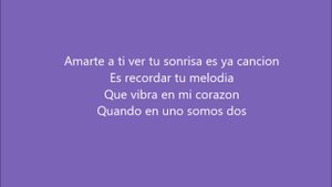 Osvaldo Rios Y Yolandita Monge - Cancion Tu Y Yo - Letras