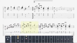 Blue Moon ( fingerstyle guitar tabs )