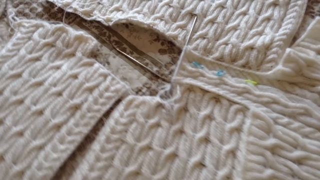 Вязание спицами Кардиган Пальто Часть 2 смотреть онлайн