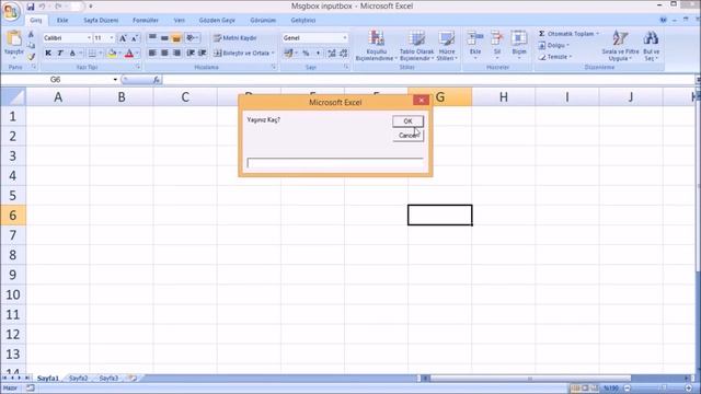 EXCEL İNPUTBOX & MSGBOX KULLANIMI | Excel VBA İnputBox ve MsgBox Fonksiyonu | Excel VBA Dersleri 4 смотреть онлайн