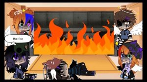 Aftons react to Michael Afton+Fnaf 4 tormenters|my au|(part 2?)