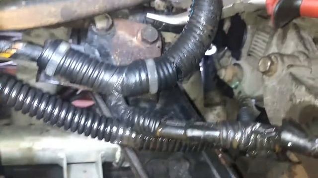 замена патрубка охлаждения дроссельной заслонки DAEWOO LANOS смотреть онлайн