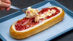 Готовим ужин из одного Батона, для всей семьи - Кушать в горячем виде!