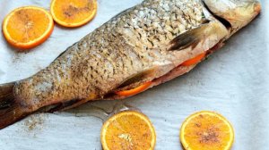 Нежный апельсиновый сазан в духовке