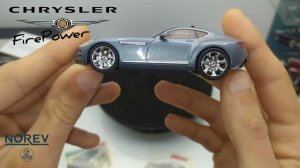 Ещё одна машинка с картинки | обзор модели Chrysler FirePower Concept 2005г. 1:43 Norev