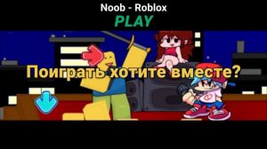 Нуб VS Бойфренд - Play На Русском | Friday Night Bloxxin' (FNF x Roblox Mod)