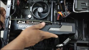 NVIDIA RTX 3060 Ti INSTALLATION 8 + 6 PIN CONNECTOR - 550 WATTS PSU RYZEN 5 2600 16 GB RAM