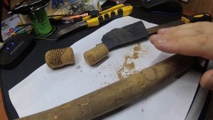 Ремонт удилища пробковой ручки