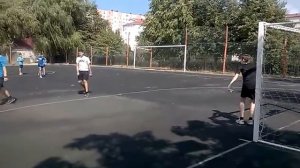 Гандбол .тренировка на УОРе  20150819