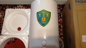 Распаковка — Накопительный водонагреватель Haier ES80V-A3(R)