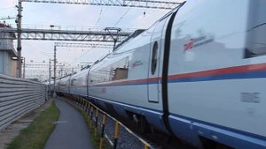 "Сапсан" на Московском вокзале