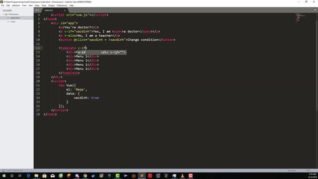 Ep 03 | #02 | Thuật ngữ alternative  và v-if trong Vue.js - RHP Team