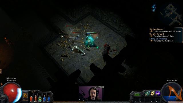 Wither - Ep #3 - Hardcore Chaos Shadow - Path of Exile: Talisman League (v2.1.0) смотреть онлайн