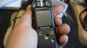 Распаковка посылки с алиэкспресс.Аудио рекордер  Savetek GS R07.Мини обзорчик + мини тест звука.