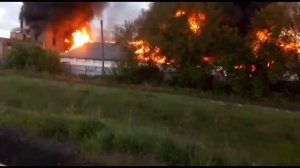 ЖЁСТКИЙ ПОЖАР / ГОРИТ ЭЛЕВАТОР