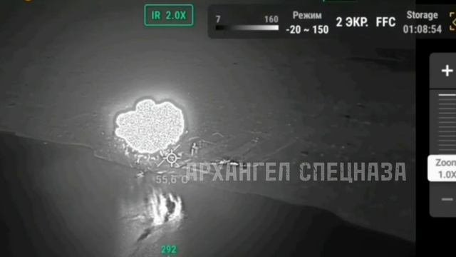 Уничтожение склада БК и ГСМ на Херсонском направлении.