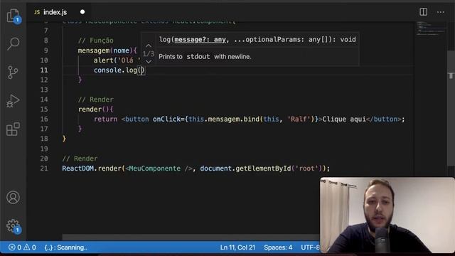 ReactJS Básico 11 - Bind