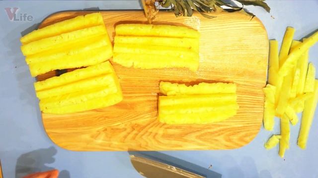 Нарезка Ананаса - Просто, Быстро и Красиво ?