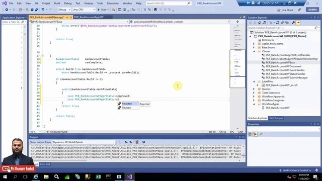 How to develop a custom workflow for Dynamics 365 Finance & Operations, an end to end procedure