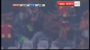 al ahly ( egypte ) vs esperence de Tunis ( TARAJI ) bagarre en egypte