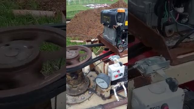 Запуск бензиновой пенобетонной установки смотреть онлайн