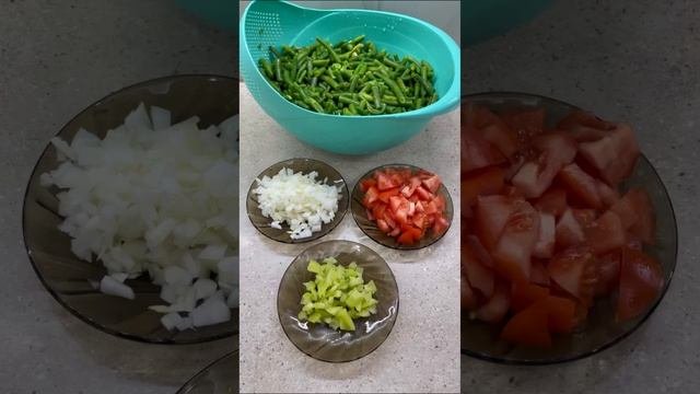 Готовим замороженный стручковый фасоль