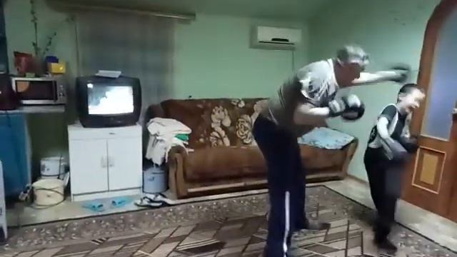 Боксеры, дед и внук. Продолжение. смотреть онлайн