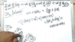 Material Balance in Blast Furnace( Method for Gas given in Moles)- Lecture7- EVERYTHING METALLURGY