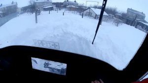 МТЗ 82П В СНЕГУ | tractor MTZ 82 | пряники в деревне