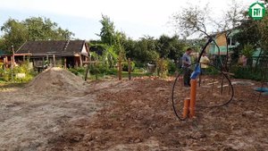 Разметка фундамента своими руками. Буронабивные сваи на глинистом грунте.