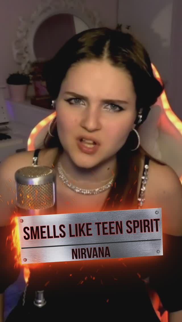 Smells Like Teen Spirit 🔥-Nirvana (кавер NastAsya) #cover смотреть онлайн