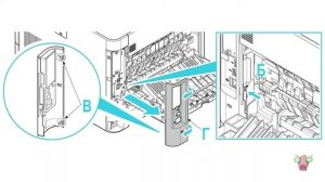 Как установить модуль памяти в принтер Kyocera?