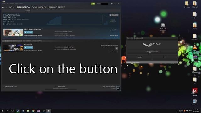 How to shutdown your PC automatically after steam downloads finish [UPDATED 2022]