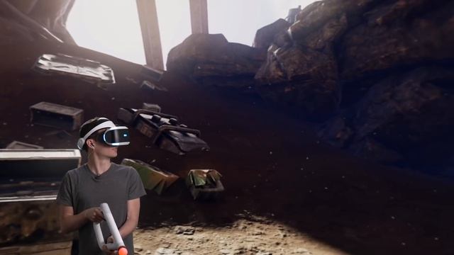 Farpoint - PS VR Aim Controller Setup And Demo | PS VR