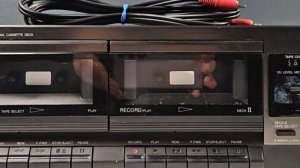 Двойная кассетная дека RCA Stereo CA 120-10 Dolby System.-Япония-1983-1985-год