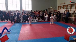 Каратэ. Соревнования по КАТА. Дети 7 лет. Karate. Competitions. Kata. Kids 7 years.