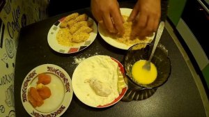 наггетсы из индейки, очень просто, быстро и вкусно!