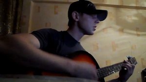 Наступила тихо осень, песня под гитару.